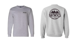 Nichols Logo Pullover 2.0 - Lt. Steel