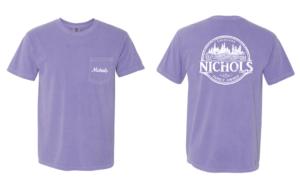 Nichols Logo Tee - Violet