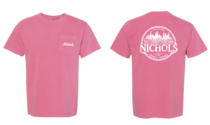Nichols Logo Tee - Crunchberry