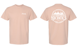 Nichols Logo Tee - Peachy